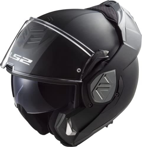 Image of LS2 ADVANT FF906 Motocycle Helmet - Modular Flip Up Full Face - MATT BLACK - L (59/60)