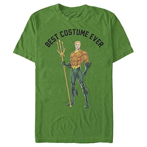 Image of DC Comics Men's Best Aquaman Costume T-Shirt, Kelly, 3XL