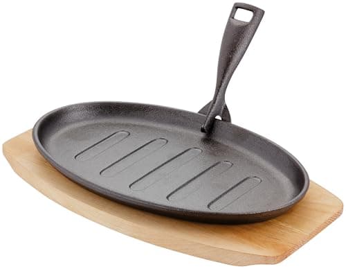 Image of Judge Speciality Cookware Cast Iron Grill Pan, 26cm x 17cm, Induction Ready, Oven Safe