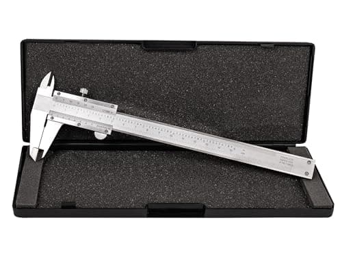 Image of ZLKSKER 0-6 Inch / 15cm Micrometer Vernier Caliper, Stainless Steel Precision Measuring Tool (Inch/Metric), Depth/Inside/Outside/Step Measurement, 0.001" / 0.02mm