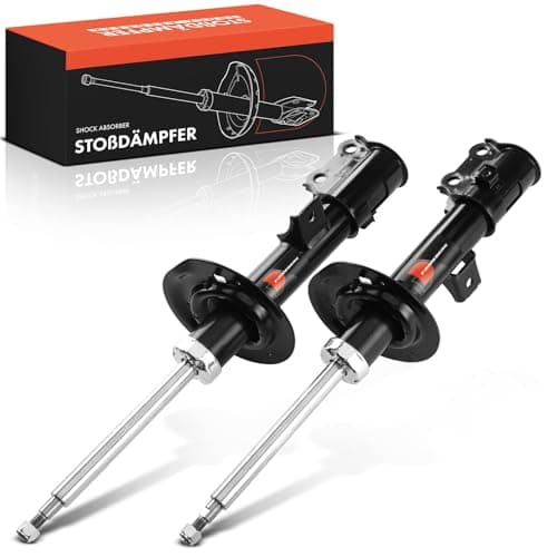 Image of Frankberg 2x Shock Absorber Strut Front Left Right 543mm Gas pressure Compatible with Sportage SL iX35 EL ELH LM iX35 Van Replace# 546513U010
