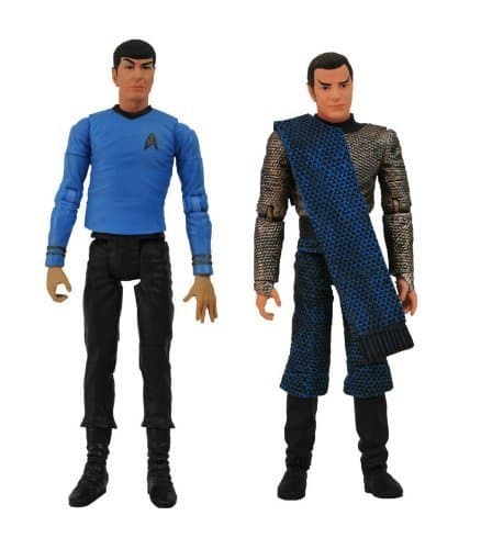 Image of STAR TREK TOS - 2 Pack Figures Romulan Kirk and Spock 15 cm by Diamond Select