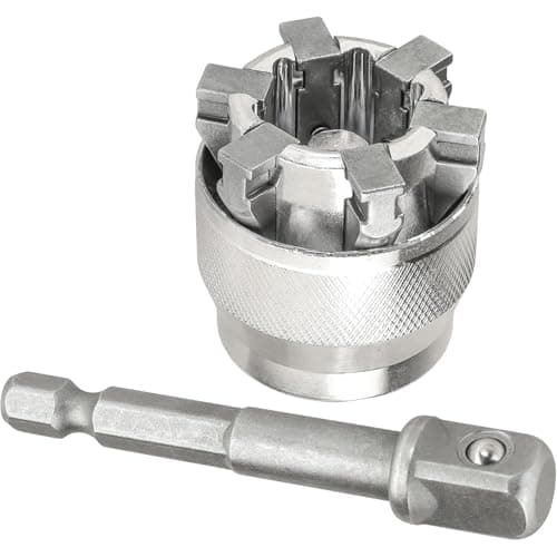 Image of Gasea Universal Socket Wrench Grip Adapter 10–19mm, Multi-Function Adjustable Hex Head Driver Tool with Power Drill Adapter for 3/8" Ratchet, Torque Wrench & Screwdrivers