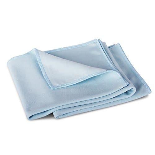 Image of 2 Pack of 70cm x 76cm Extra Large Lint Free Microfibre Window Glass Cleaning Polish Cloths - by The Chemical Hut