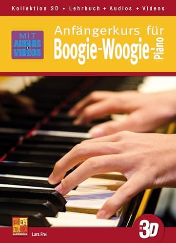 Image of Lars Frei: Anfängerkurs Für Boogie-Woogie-Piano In 3D (Buch/CD/DVD) - Partitions, CD, DVD (Région 0)