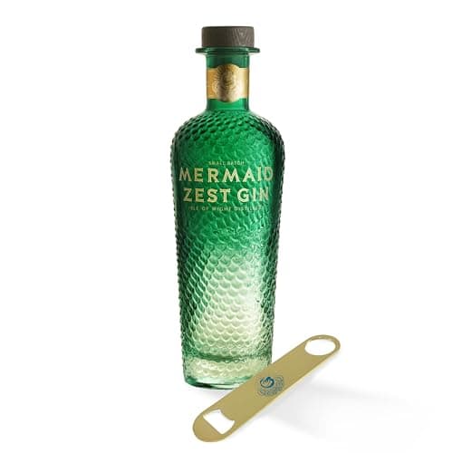Image of Mermaid Zest Gin 70cl with Bar Blade Gift - Smooth, Refreshing & Zesty - Vegan & Gluten Free