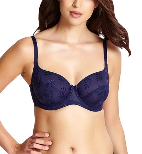 Image of Panache Women's Tango Underwired Balconnet Bra (3251), Opaque, Blues, 32HH