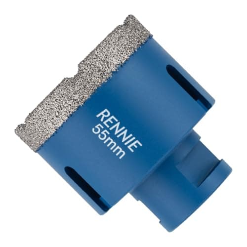 Image of 55mm Diamond Hole Saw Drill Bit With A M14 Shank For Angle Grinders. For Porcelain Tiles Ceramic Slate Stone Granite Marble Glass. Diamond Core Holesaw/Hole Cutter