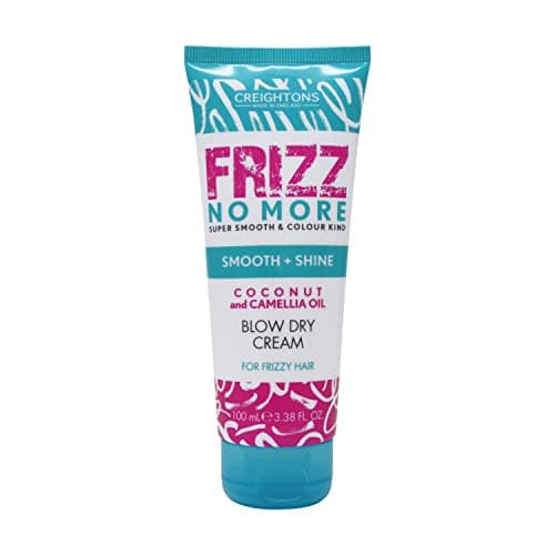 Image of Creightons Frizz No More Smooth & Shine Blow Dry Cream (100ml) - Conditioning Formula which Reduces Frizz Leaving Hair Silky Soft & Smooth & Adds Glossy Shine. Colour Kind Formula, Clear White