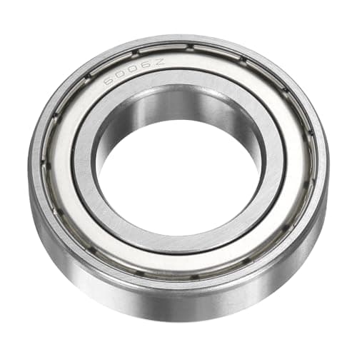 Image of sourcing map 6006ZZ Deep Groove Ball Bearings, 30x55x13mm Chrome Steel Double Shield Bearing for Electric Motor, Home Appliances, Garden Machinery, (ABEC5)