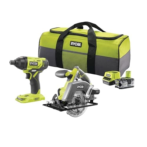 Image of Ryobi RCK182M-140S 18V ONE+ Impact Driver and Circular Saw Kit (1 x 4.0 Ah)