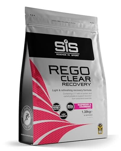 Image of Science in Sport Rego Clear Recovery | Clear Whey Protein Shake | 20g Protein, 21g Carbs, Low in Sugar - Raspberry & Cranberry 1.38Kg