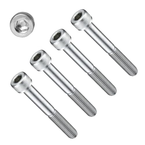 Image of TERF® M6 X 70mm Hex Socket Cap Head Machine Screws High Tensile Grade 12.9 Machine Screw M6 (6mm) X 70mm Allen Key Hexagonal Socket Cap Bolts - Pack of 10