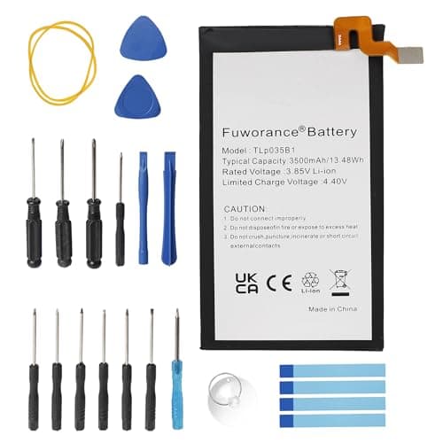 Image of Fuworance 3500mAh 3.85V TLP035B1 Replacement Battery Compatible with BlackBerry Key2 Key 2 Two BBF100-1 BBF100-2 Mobile Phone Smartphone Rechargeable Li-ion Battery with Tool Kit