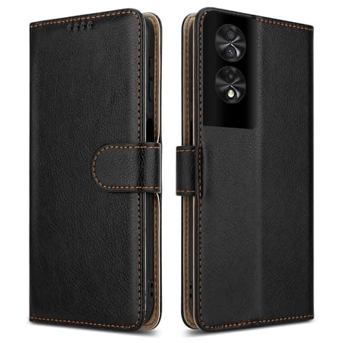 Image of PIXFAB for TCL 40 NxtPaper 4G Case - Leather Wallet Phone Case, Magnetic Book Flip Folio Cover [Card Slots] and [Kickstand] Case Compatible with TCL 40 NxtPaper 4G - Black