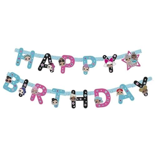 Image of Unique 20911 Birthday Banner - 1.82 m - LOL Surprise Party, Multicolour