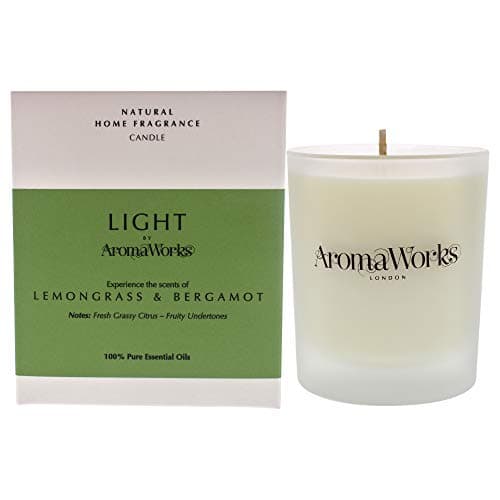 Image of Aromaworks Light 30cl Candle, Lemongrass & Bergamot