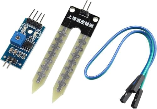 Image of HALJIA Soil Hygrometer Detection Module Soil Moisture Water Sensor Automatic Watering System Compatible with Arduino Robot smart car