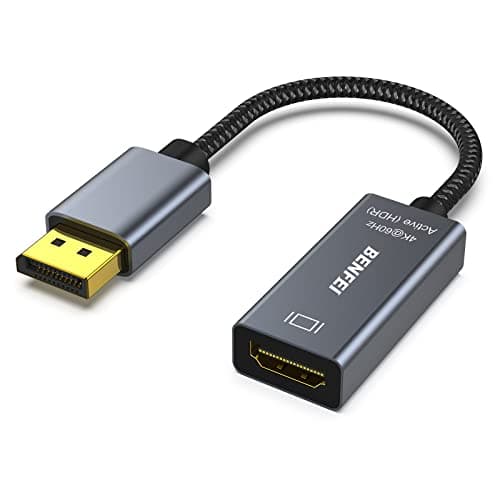 Image of BENFEI Active DisplayPort to HDMI Adapter 4K@60Hz, Compatible with PC,Laptops, Desktop, Tablets, or DisplayPort docking stations, Supporting Eyefinity for Multi-screen Gaming