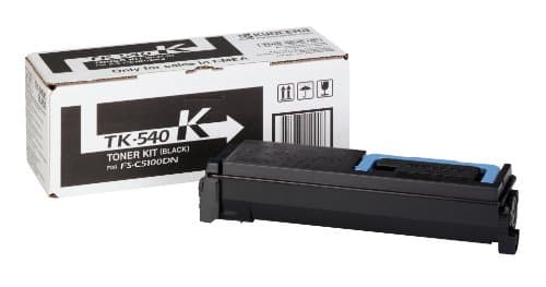 Image of Kyocera TK-540K Toner Black, Original Premium Cartdrige 1T02HL0EU0. Compatible ECOSYS FS-C5100DN