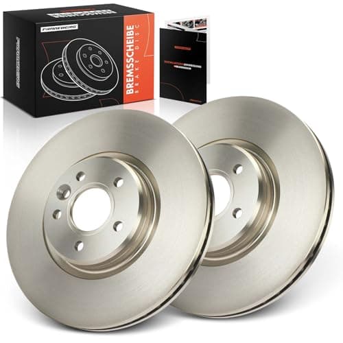 Image of Frankberg Brake Disc Set incl. 2x Discs Front Vented Ø320mm Compatible with V40 Hatchback 525 Focus II DA DP HCP V50 545 Replace# 274521,31302573