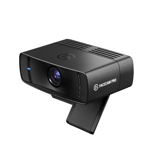 Image of Elgato Facecam Pro, True 4K60 Ultra HD Webcam for Live Streaming, Gaming, Video Calls, Sony Sensor, Advanced Light Correction, DSLR Style Control, Wide Angle, works with OBS, Teams, Zoom, PC/Mac