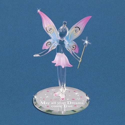 Image of Glass Baron"May All Your Dreams" Fairy Figurine