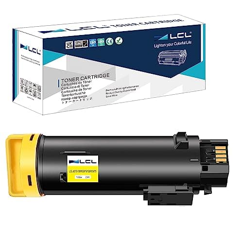 Image of LCL 6510 6515 Toner Cartridge Replacement for Xerox 6515 6510 6515DNI 6515DNW 6515N 6515NW Replacement for Xerox 106R03479 106R03475 2400PAGES (1 Yellow)