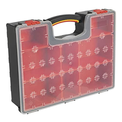 Image of Sealey Apas3R Parts Storage Case With 8 Removable Compartments