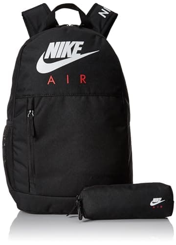 Image of Nike Y NK ELMNTL BKPK - SMU SP23, Black/Black/(University RED), One Size