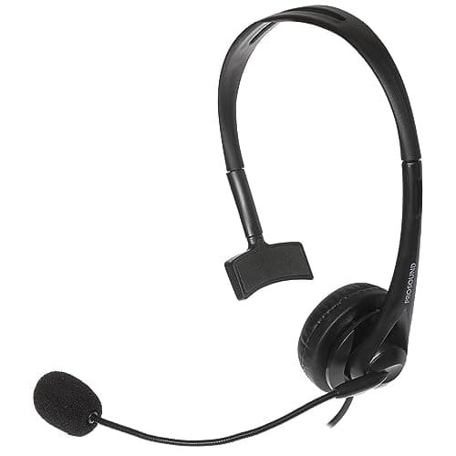 Image of PROSOUND Wired Office USB C Headset, Single Ear Mono Stereo Telephone Headphones for PC/Laptop/Chromebook, Teams, Zoom, business meetings, call centers, online class, work