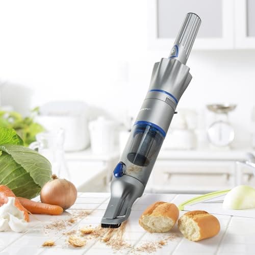 Image of JML Handheld Vacuum Cleaner with Floor Kit - Invictus TWO Lightweight Cordless Vacuum Cleaner 0.5kg - Enhanced Suction Power & Extended Battery Life - Quick-Empty Dust Container & HEPA System
