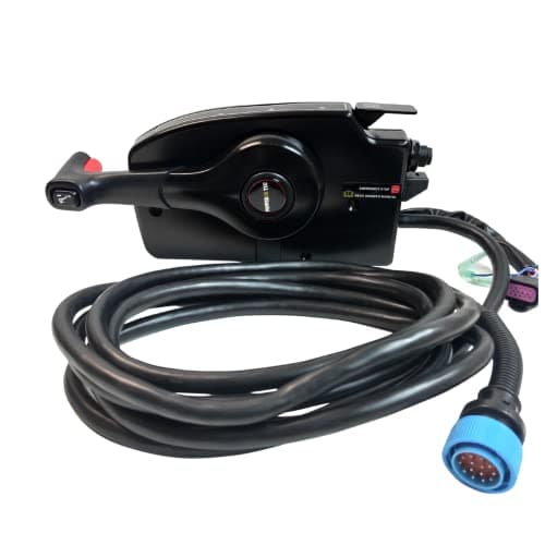 Image of Replace Mercury Outboard Mechanical Side Mounted 881170a13 Remote Control Box 14 Pin 15FT Harness
