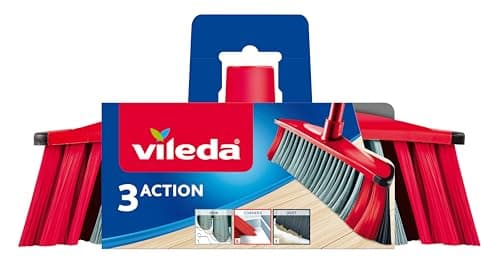Image of Vileda 142158 3-in-1 Natural Broom( Only Comes With Brush Head No handle included)