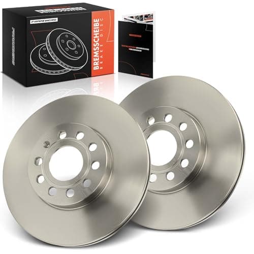 Image of Frankberg Brake Disc Set incl. 2x Discs Front Vented Ø288mm Compatible with Golf VI 5K1 Golf V 1K1 Golf Plus 521 5M1 Replace# JZW615301J,5C0615301A