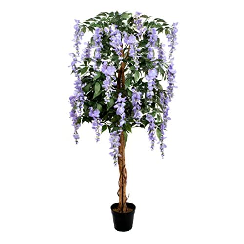 Image of Artificial Lilac Wisteria Tree 150cm/5ft Potted Plant