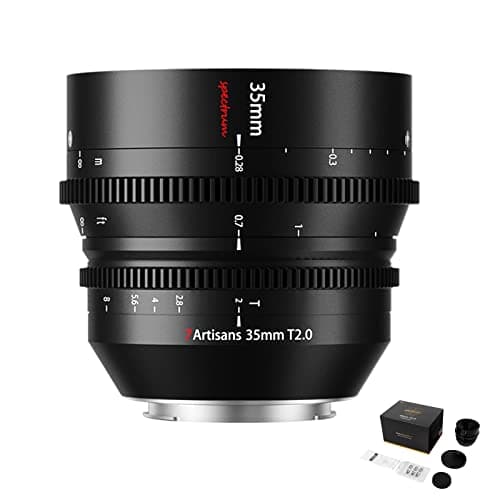 Image of 7artisans 35mm T2.0 Cine Lens Full Frame Large Aperture for Sony E-Mount