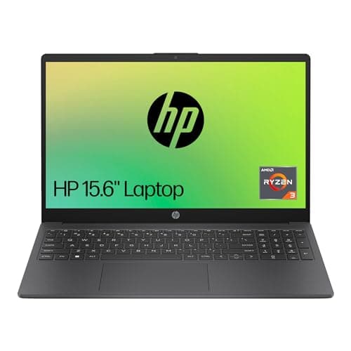 Image of HP 15.6" Laptop, AMD Ryzen 3-7320U Processor, 4 GB RAM, 128 GB SSD, AMD Radeon Graphics, FHD Display, Up to 10hrs battery, Win 11, Dual Speakers, Chalkboard Gray, 15-fc0003sa
