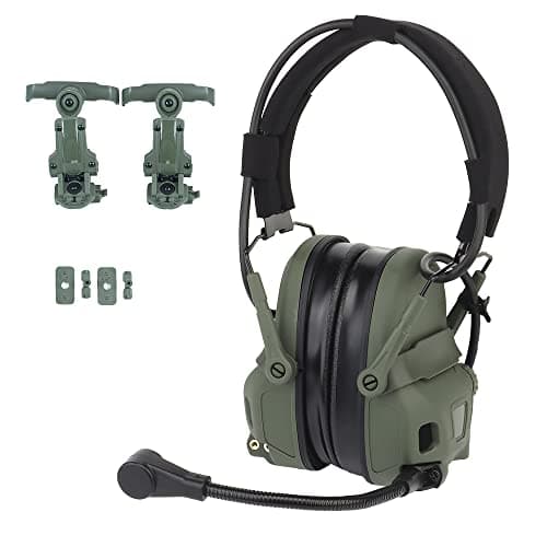 Image of ACEXIER Tactical Headset Military Hunting Shooting Noise Reduction Headset for OPS Core ARC and Wendy M-IOK Helmet Head Mounted Dual Use
