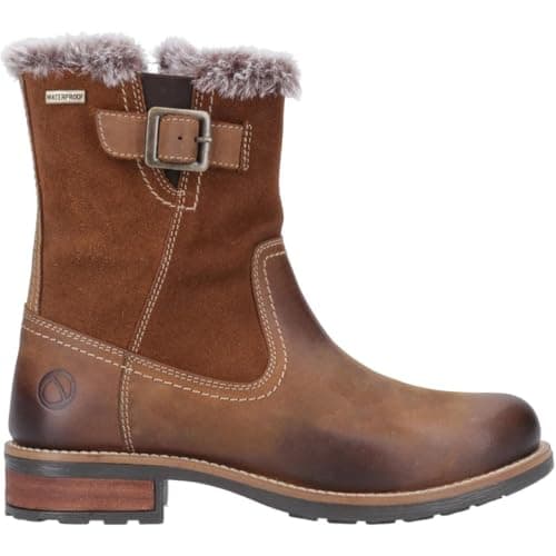 Image of Cotswold Kemerton Ankle Boots Female Tan Size 5