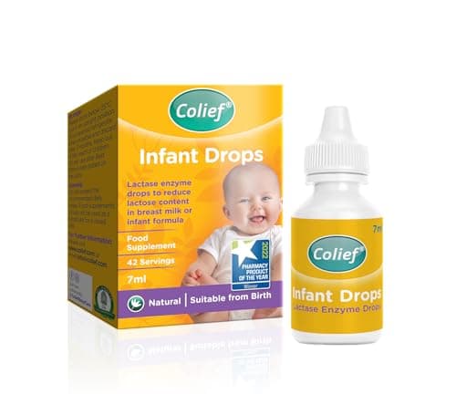 Image of Colief Infant Drops | Lactase Enzyme Drops | Natural Colic Relief for Babies | Reduces Bloating, 7ml