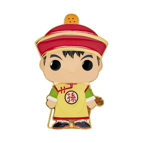 Image of Loungefly POP! Large Enamel Pin ANIME: DBZ - Gohan - Dragon Ball Z Enamel Pins - Cute Collectable Novelty Brooch - for Backpacks & Bags - Gift Idea - Official Merchandise - Anime Fans