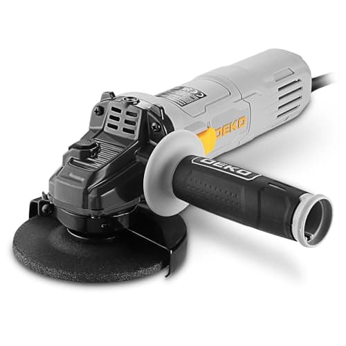 Image of Angle Grinder Power Tool: DEKOPRO 115mm 800W Corded Electric Angle Grinder for Cutting, Polishing and Sanding