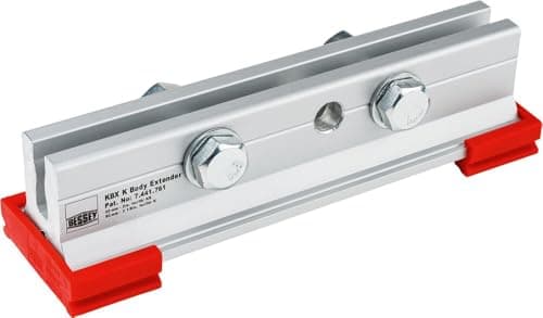 Image of Bessey KBX20 Clamp Extension for KRV/KR, Grey/Red