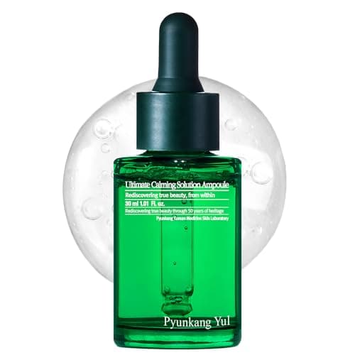 Image of [PKY] Pyunkang Yul Ultimate Calming Solution Ampoule for Sensitive Skin with Patented Ingredients, Serum Intensely Calms & Soothes Redness with Cica & Tea Tree, Korean Skincare (1.01 Fl. Oz, 30ml)
