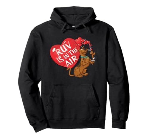 Image of Scooby-Doo Valentine's Day Ruv is in the Air Pullover Hoodie