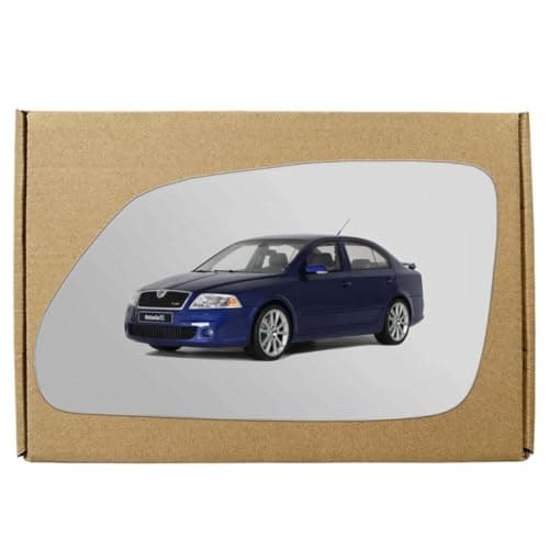 Image of GAPlus Replacement Wing Mirror Glass Compatible with Skoda Octavia 2004-2009 Convex Left Passenger Near Side