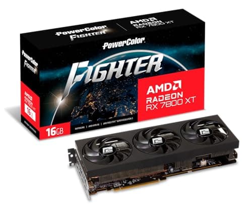 Image of Powercolor Fighter AMD Radeon RX 7800 XT 16GB GDDR6 Graphics Card