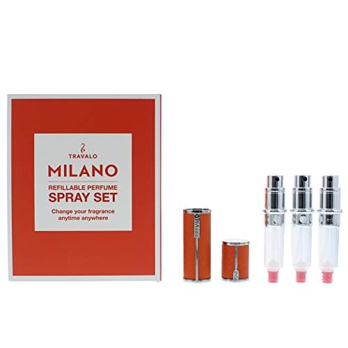 Image of Travalo Orange Travel Refill Milano Refillable Perfume Spray Set