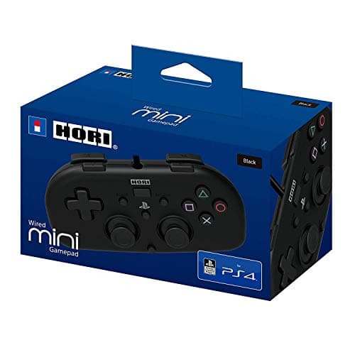 Image of PS4 Mini Wired Gamepad (Black) by HORI - Officially Licensed by Sony